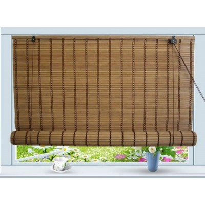 Bamboo Roll Up Window Blind Sun Shade W30" x H72"   